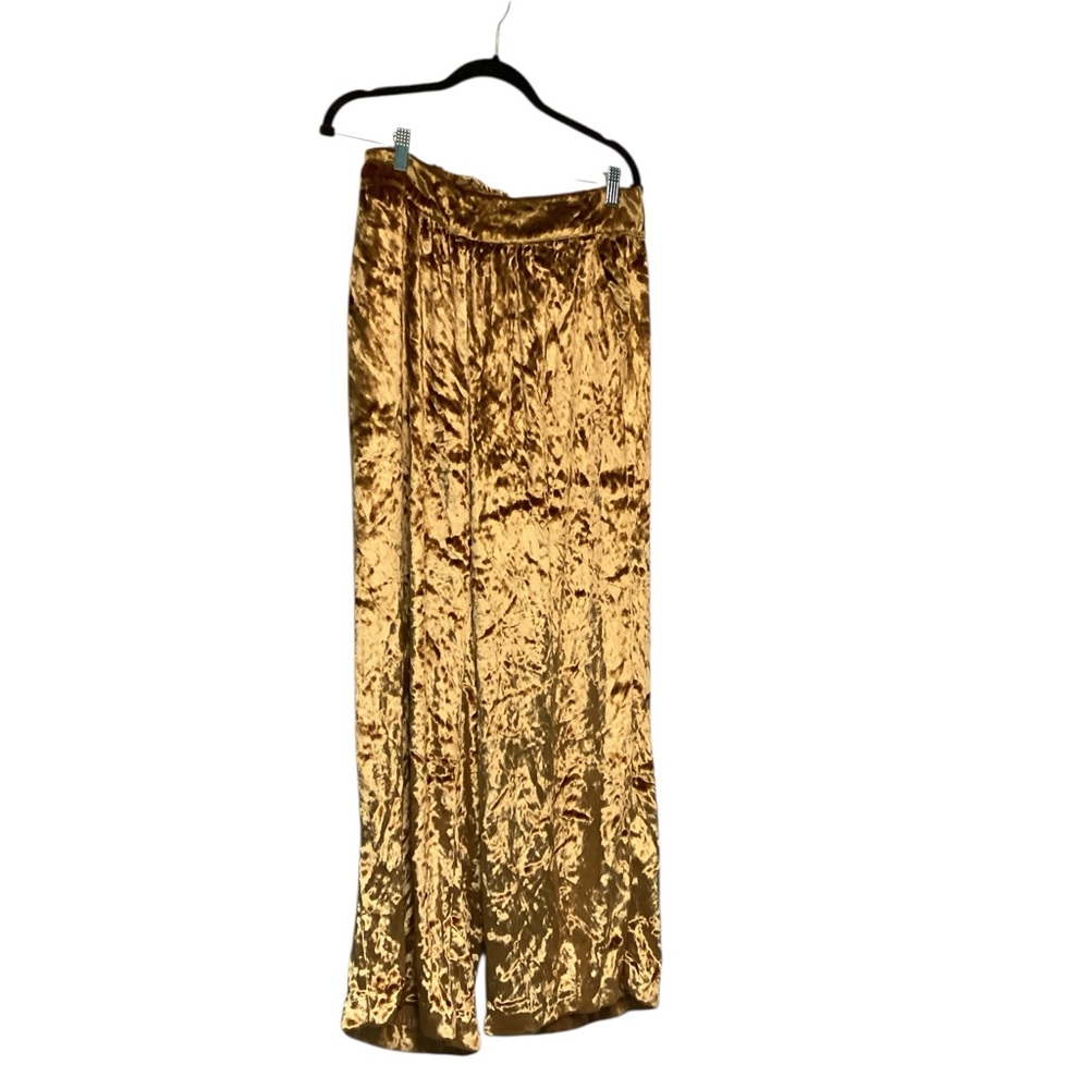Anastasia Velvet Wide-Leg Pants - Picture 2 of 5